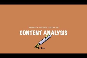 A-Level Psychology (AQA) – Research Methods: Content Analysis